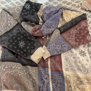 Forever 21 Multicolor Patchwork Hoodie